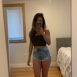 FASHION NOVA Denim shorts SIZE 0